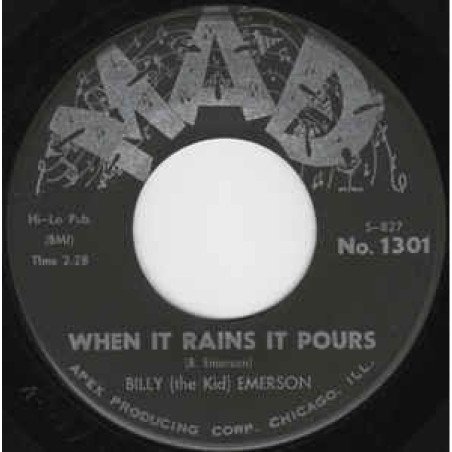 I never get enough / When it rains it pours