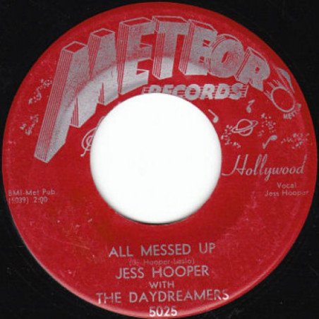 Jess Hooper With The Daydreamers - All Messed Up / Sleepy Time Blues