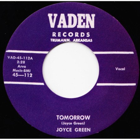 Joyce Green - Tomorrow / Black Cadillac
