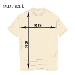 Camiseta chico Sleazy Espina blanca