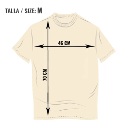 Camiseta chico Sleazy Espina blanca