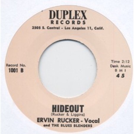 Ervin Rucker / Jimmy Liggins - Hideout / Last Round